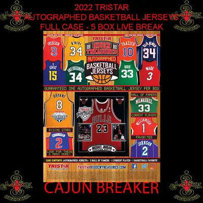 $1.52 • Buy Cleveland Cavaliers ^full Case / 5 Box Live Break^ 2022 Tristar Auto Jerseys