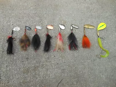 You Get All 8!! Pike /  Musky Spinner Baits - Most With 2 Treble  - 7 To 8  Long • $34.95