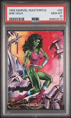 1992 Marvel Masterpieces #82 She-Hulk PSA 10 GEM MINT • $90