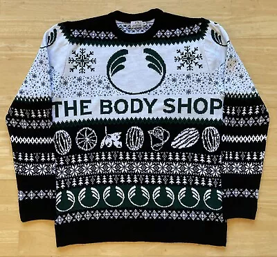 Medium 40  Inch Chest The Body Shop Christmas Ugly Sweater Jumper Xmas • £19.99