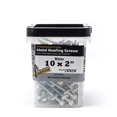 Big Timber 1WB2W #10 X 2  Metal To Wood Screws White (100/Box) • $22.06