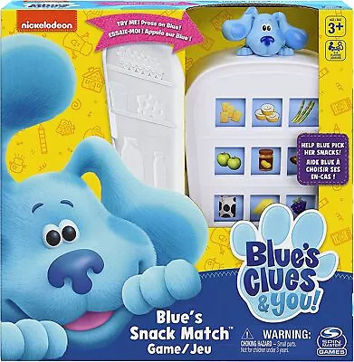 Nickelodeon Blue's Clues Snack Match Game Matching & Memory Board Game For Kids • $24.88