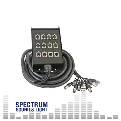 £124.95 • Buy Pulse Audio Multicore 8/4 XLR 30M. [DP31031] Stage Box Snake Multi, Core, Cable,