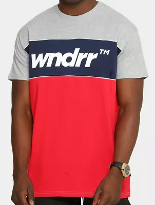 WNDRR Last Lap Panel T-Shirt With Graphic Print Sz S Men's BNWTS (X) • $42
