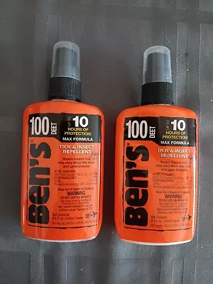 Ben's 7081 100 DEET 3.4oz Medical Tick & Insect Repellent (2 PACK) • $16.95