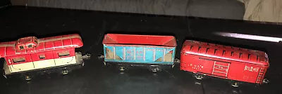 Vintage Louis Marx & Co. Marlines Toys 3 Tin Train’s • $39.99