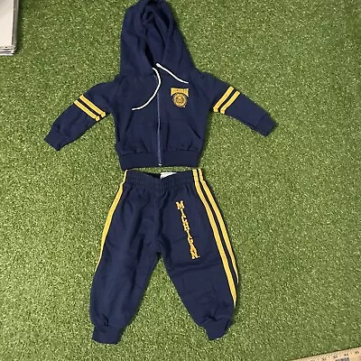 Vintage Michigan Wolverines Baby Outfit Michigan USA Hoodie Sweatpants 6 Months • $29.99