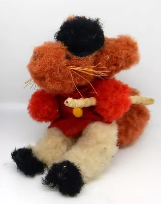 Adorable Vintage Equestrian Miniature Mohair Toy Fox • $35