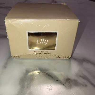 Lily O Boticario Creme Acetinado Satin Moisturizing Shea Butter BODY CREAM 8.8oz • $32.99