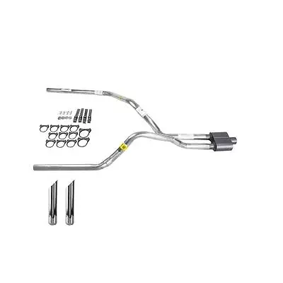 S10 / S15 95-01 Dual Exhaust 2.5 Pipe 1 Chamber Muffler SW Tip • $242.54