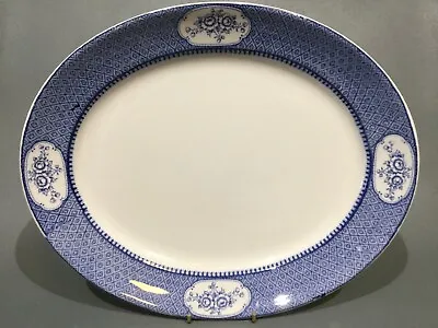£8.95 • Buy Blue & White China Newport Pottery “ Yang  Tse “ Meat Dish