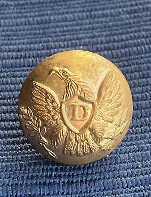 Civil War Union US Eagle D Dragoon Coat Button - Mintzer • $89.99