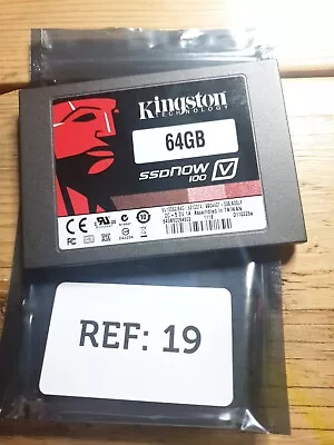 £9 • Buy Kingston SSDNow V100 SV100S264G 64GB 2.5  SSD REF: 19