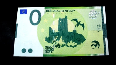 £4.25 • Buy Dragon Rock Dragon 0 Euro Souvenir Dragon Banknote King Winter Coin 2!