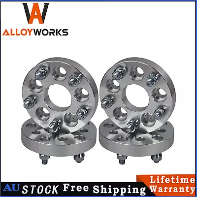 4PCS Wheel Spacers 5x100 To 5x114.3 CB=67.1mm 25mm For Subaru WRX BRZ M12X1.25 • $94.99