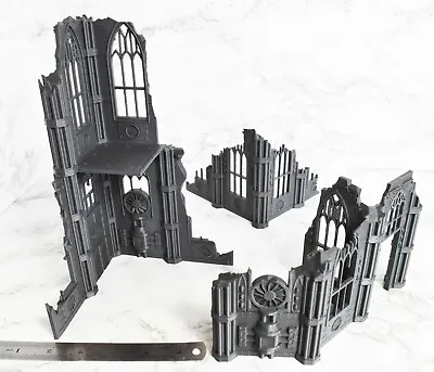 Gothic Ruins Wargaming Terrain Set - Scenery Buildings / Star Wars / Sci-Fi  • £19.95