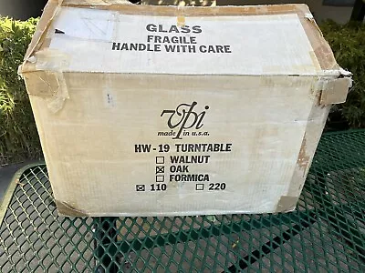 Vpi Hw-19 Turntable Oak W/dust Cover /box No Tonearm • $1000