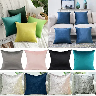 £5.99 • Buy Velvet Throw Pillow Case Floor Square Cushion Covers Home Bed Decorative Lot