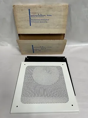 UNUSED Vintage Soundolier Metal Wall Ceiling Speaker Grill Grille Cover (A7) • $24.95