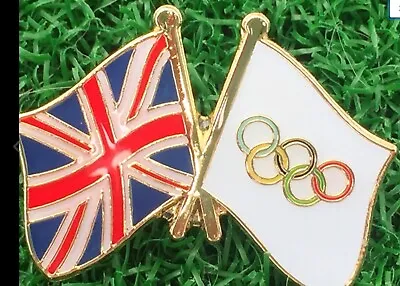 £2.35 • Buy OLYMPIC / UK GREAT BRITAIN Friendship Flag Metal /enamel Lapel Pin. 