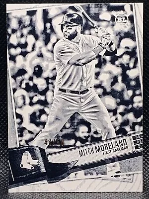 2019 Topps Big League Artist Rendition /50 Mitch Moreland - Boston Red Sox • $1.75