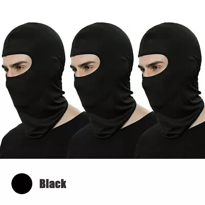 3 Pack Tactical Balaclava Thin Full Face Mask Lightweight Motorcycle Warmer Ski • $9.95