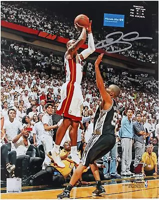 Ray Allen Miami Heat Autographed 8  X 10  Game-Tying 3-Pointer In 6 Photograph • $289.99