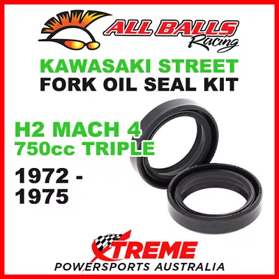 All Balls 55-109 Kawasaki H2 Mach 4 750 Triple 1972-1975 Fork Oil Seal Kit 36x48 • $25.71