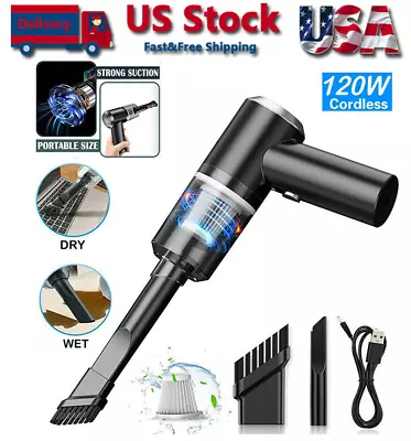 120W Cordless Handheld Vacuum Cleaner Small Mini Portable Car Auto Home Wireless • $9.99