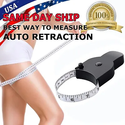 1.5m Automatic Telescopic Tape Body Leg Measure Waist Arm Measuring Scale RuleUS • $3.99