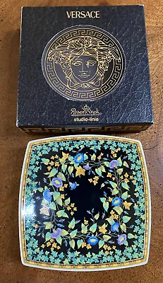 Gianni Versace Rosenthal Gold Ivy Porcelain Bowl Dish Tray 14cm W/ Box Germany • $108