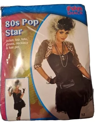 Fun Shack 80s Pop Star Costumes Women 80's Popstar Fancy Dress. Medium • £25