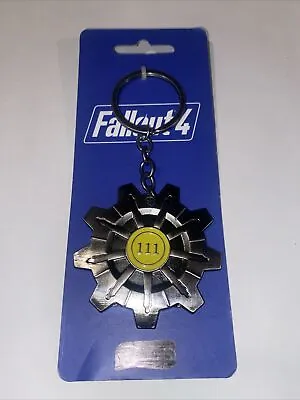 Fallout 4 - Vault 111 Metal Key Chain - Loot Crate  PlayStation 4 NEW W/ TAG • £21.16