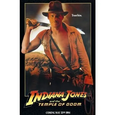Indiana Jones And The Temple Of Doom-Advance Style-Poster 70cm X 100cm-LAMINA... • $19.99
