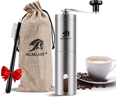 MLMLANT Manual Coffee Grinder Hand Coffee Grinder Turkish Coffee Grinder C... • £18.99