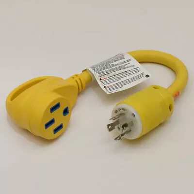 Marinco ParkPower Generator Pigtail Adapter 30 - 50A 125/150V 174ARV • $36.89