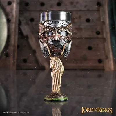 Lord Of The Rings Rohan Goblet Collectible Hobbit Chalice Wine Glass Nemesis Now • £44.99