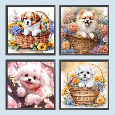 DIY 5D Dog Diamond Painting Kits For Adults Beginners Home Decoration Art Craft • £6.71