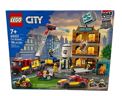 $123.99 • Buy LEGO CITY Fire Brigade Building Play Set 60321 Sealed 766 Pieces 