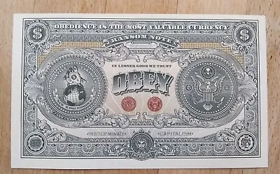 Shepard Fairey Obey Giant Currency Bill Unsigned 2007 Print Demand & Supply • £35