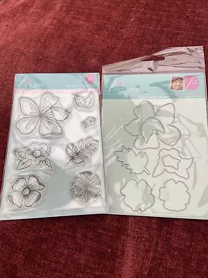 £0.99 • Buy Julie Hickey Stamp Set Fresh Florals JH1018 & MATCHING DIES  JHD 1002 Brand New