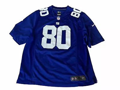 Nike New York Giants Jersey Men's XL Blue Victor Cruz #80 On Field • $45