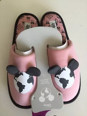 £10.99 • Buy SALE Ladies DISNEY Primark Pink Mickey Minnie Mouse Cares Slippers 3 4 5 6 7 & 8