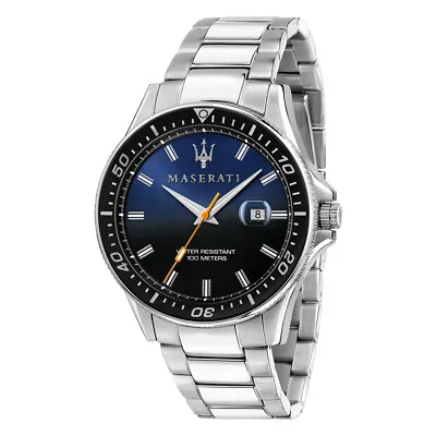 Maserati Sfida Collection Silver Stainless Steel Watch. R8853140001 • $184