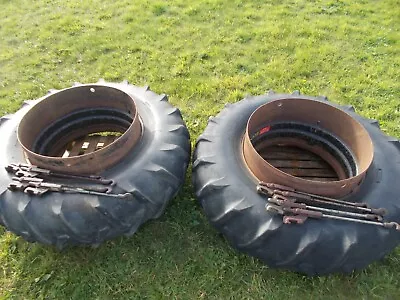 £399.99 • Buy Stocks Tractor Duals Dual Wheels With Clamps Alliance 20.8 R38 Tyres