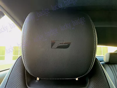 $13.36 • Buy (4pcs) Black Headrest Dashboard Badge Sticker Decal For F Sport Logo