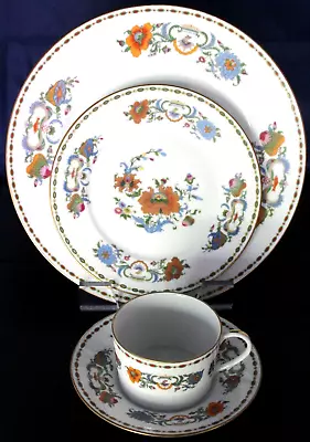 4 Piece Place Setting Of Vieux Chine By Ceralene;  Made In Limoges France • $120