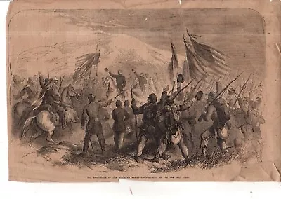 1864 Leslies Illustrated March 5 -enthusiastic Enlistment Of The 17th Army Corps • $11.60