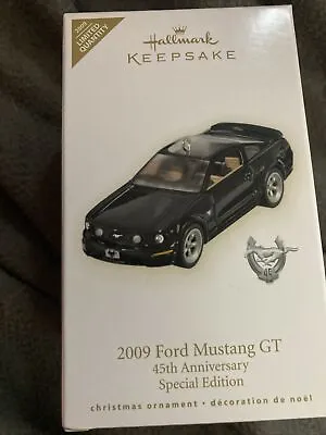 Hallmark Keepsake Ornament 2009 Ford Mustang GT Limited 45th Anniversary Special • $45
