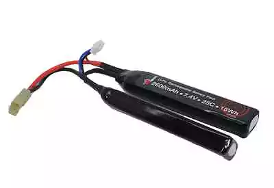 Airsoft Battery 7.4V 2600mAh 25C LiPo Mini Tamiya Case  Vapextech Brand 2L LP305 • £26.50